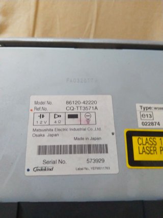 Radio CD Toyota RAV4 2006