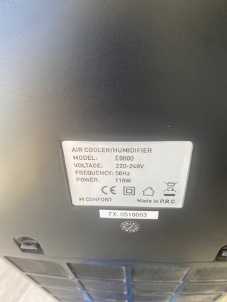 Ventilador Humidificador Gris