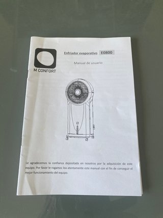 Ventilador Humidificador Gris