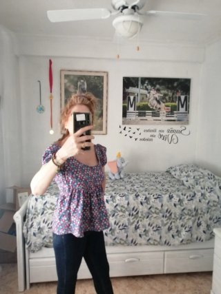 Conjunto Zara: Blusa y Pantalón Vaquero