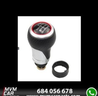 Pomo manual de 6 Velocidades para Audi Rojo