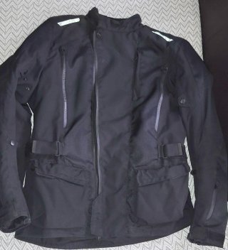 Chaqueta Moto Negra Hombre