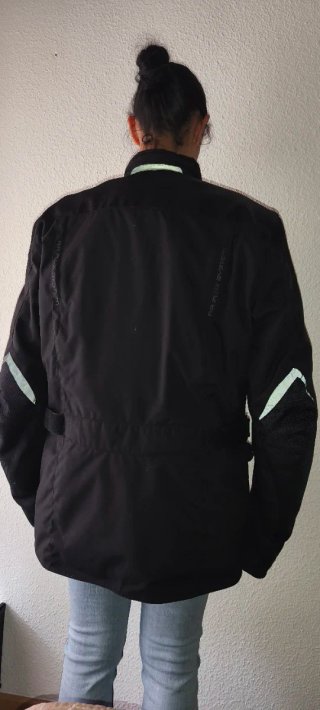 Chaqueta Moto Negra Hombre