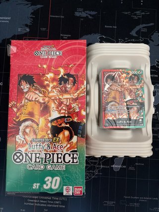 Mazo sellado del Starter Deck OP ST30 Luffy & Ace