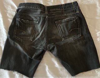 G-Star RAW Shorts Grises Desgastados