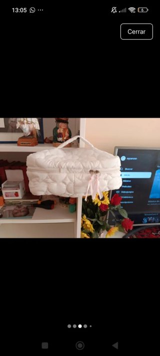 Neceser Hello Kitty Blanco Acolchado