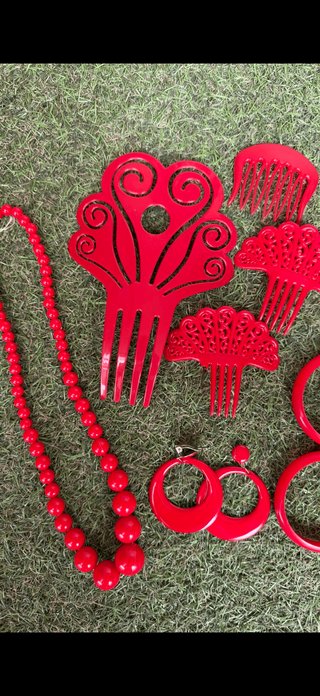Conjunto Flamenca Rojo