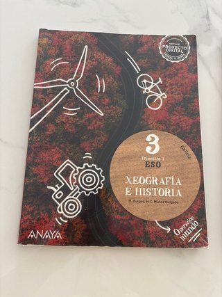 LIBRIS DE XEOGRAFIA E HISTORIA 3 ESO (ANAYA)