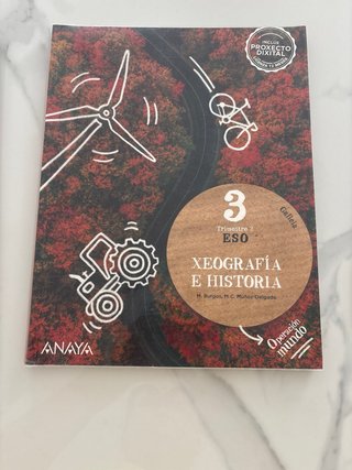 LIBRIS DE XEOGRAFIA E HISTORIA 3 ESO (ANAYA)