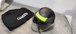 Conjunto Chaqueta Moto Talla M y Casco Talla XL