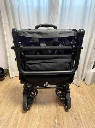 Carro plegable con techo