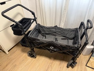 Carro plegable con techo