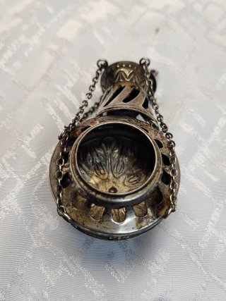 Botafumeiro de plata antiguo