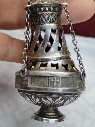 Botafumeiro de plata antiguo