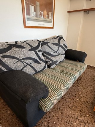 Sofá de 2 plazas tela