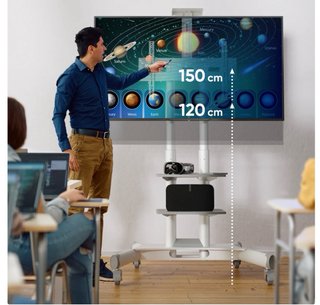 Soporte Móvil para TV con monitor y mando incluido