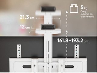 Soporte Móvil para TV con monitor y mando incluido