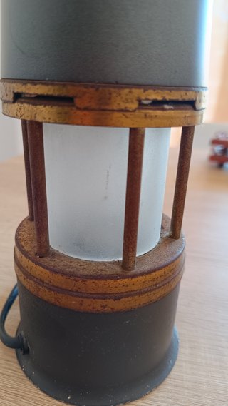 Lámpara Minero Vintage Industrial Eléctrica
