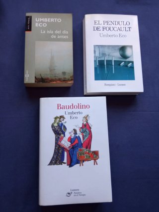 Tres libros de Umberto Eco