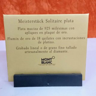 Segnali Montblanc Meisterstück Solitaire. Nuovi