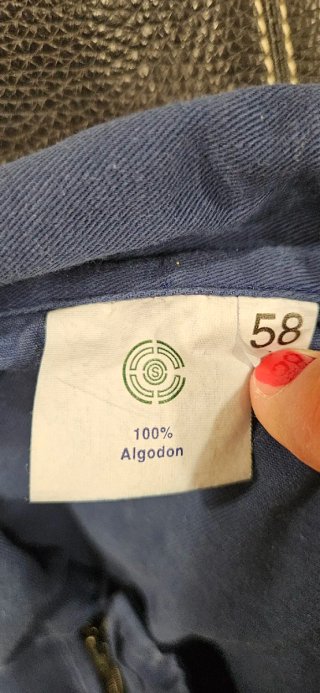 Buzo azul de trabajo T58