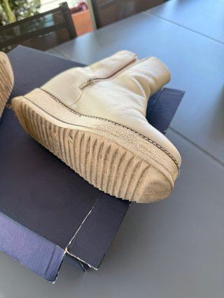Botines de piel WKND blancos