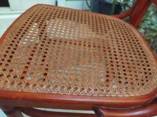 6 Sillas Tonet 1900 Madera y Ratán