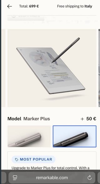 reMarkable Paper Pro + Marker Plus