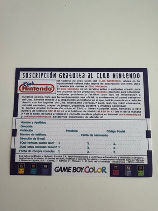 Game Boy Color Berry (Rosa), caja y cargador OG