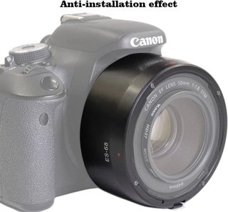 Filtro UV y Parasol 49mm para Canon 50mm 1.8 STM