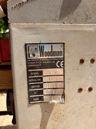 Cepilladora de madera Woodman