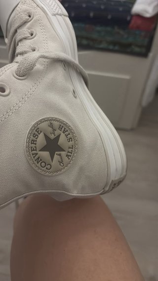 Zapatillas Converse Beige/Blanco Talla 37.5