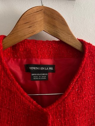 Chaqueta fiesta roja Talla XS