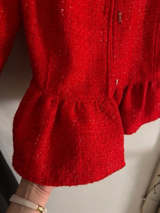 Chaqueta fiesta roja Talla XS