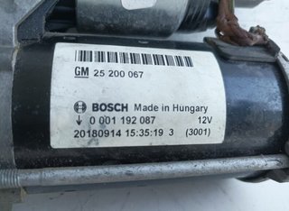 Motor arranque opel 0001192087 corsa e 1063169