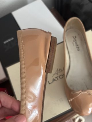 Bailarinas Repetto Beige/Rosa