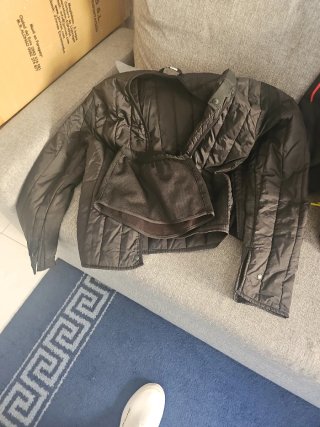 Traje de moto SPIDI negro y rojo