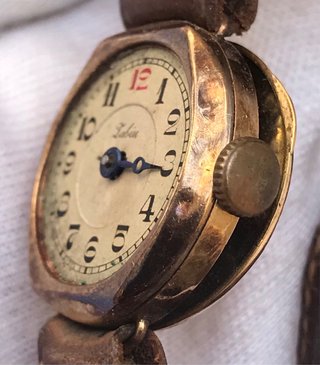 Reloj Oro 18kts Fabiu s.XX Vintage Funciona + Rega
