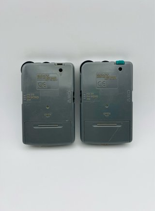 Pack 2 Radios Portátiles Sony SRF-S26 AM/FM Plata