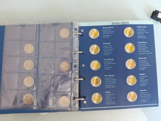 3 Álbumes Monedas 2 Euros Europeas
