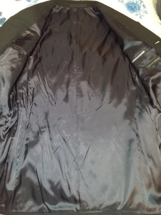 Traje de hombre negro T-52