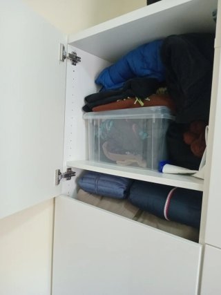 Mueble apilable blanco Ikea