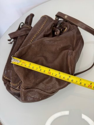 Borsa a secchiello ASH in pelle vera