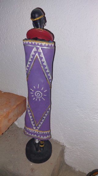 Figura Mujer Africana Multicolor