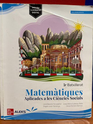 Matemàtiques Aplicades a les Ciències Socials 1...