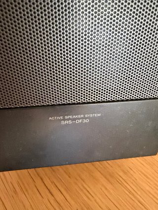Equipo de Audio Sony SRS-DF30 Negro/Plata
