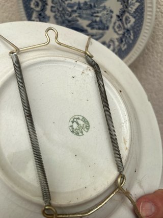 Coppia di piatti decorativi antichi