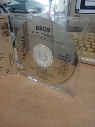 CD Single Bros - Try (1991) Maxi Pop 90s