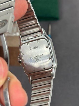 Cartier Santos Galbée 1564 Acero