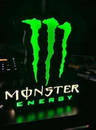 Lámpara LED Monster Energy